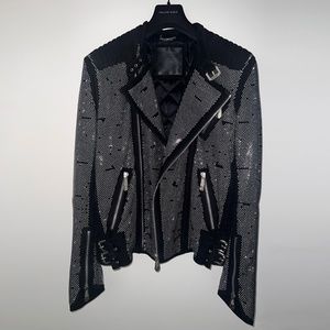 Bespoke Philipp Plein Suede Studded Jacket XL